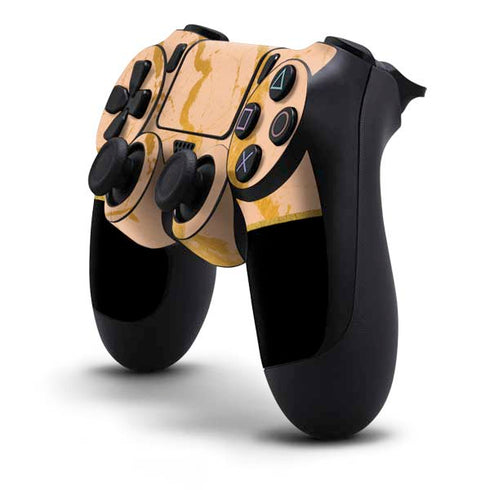Pink Gold and Black Marble PS4 Controller Skin