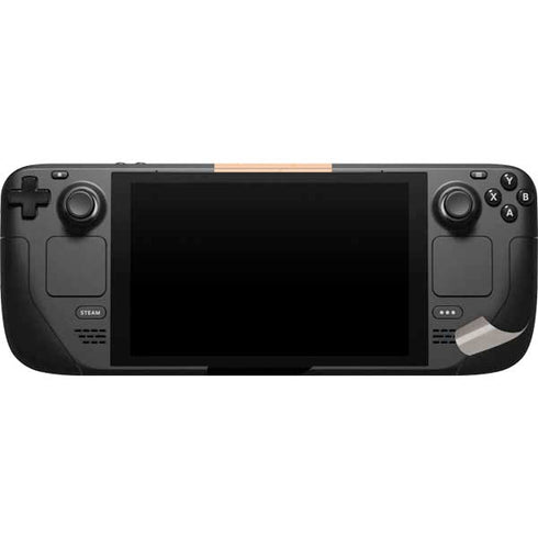Pink Gold and Black Marble Steam Deck Handheld Gaming Computer Skin