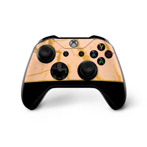 Pink Gold and Black Marble Xbox One X Controller Skin