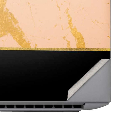 Pink Gold and Black Marble HP ZBook Fury 16 G10 Skin
