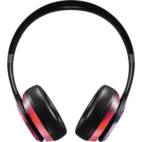 Pink Hair Anime Gamer Girl by Ivy Dolamore Beats Solo 4 Wireless Headphones Skin