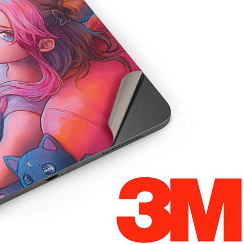 Pink Hair Anime Gamer Girl by Ivy Dolamore Apple iPad Pro Skin