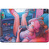 Pink Hair Anime Gamer Girl by Ivy Dolamore MacBook Skins