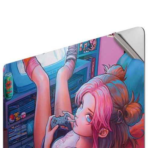 Pink Hair Anime Gamer Girl by Ivy Dolamore Apple MacBook Pro 16-inch Skin
