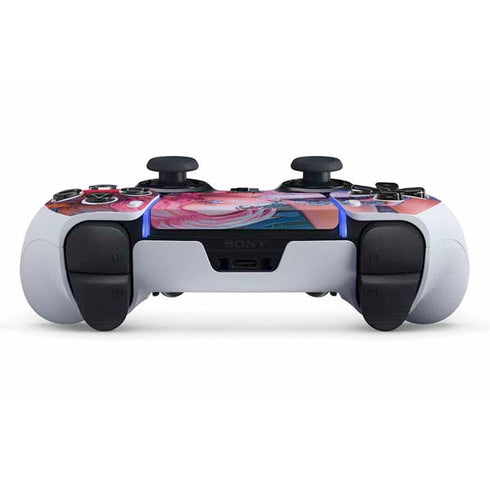 Pink Hair Anime Gamer Girl by Ivy Dolamore PS5 DualSense Edge Pro Controller Skin