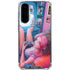 Pink Hair Anime Gamer Girl by Ivy Dolamore Galaxy A36 5G Clear Case