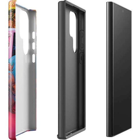 Pink Hair Anime Gamer Girl by Ivy Dolamore Galaxy S25 Ultra Impact Case