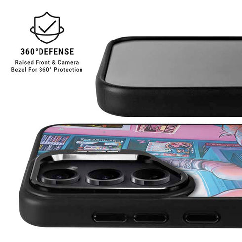 Pink Hair Anime Gamer Girl by Ivy Dolamore Galaxy S26 Plus Kickstand Case
