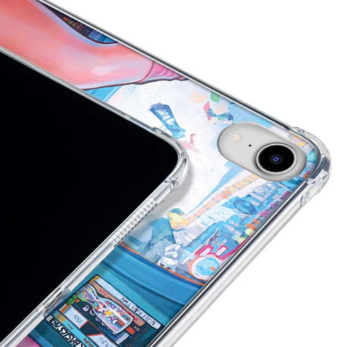 Pink Hair Anime Gamer Girl by Ivy Dolamore iPad 11th Gen (2025) Clear Case