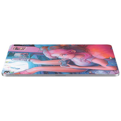 Pink Hair Anime Gamer Girl by Ivy Dolamore Apple iPad Air Skin