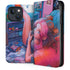 Pink Hair Anime Gamer Girl by Ivy Dolamore iPhone 14 Folio Case