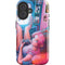 Pink Hair Anime Gamer Girl by Ivy Dolamore iPhone 16 Impact Case