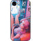 Pink Hair Anime Gamer Girl by Ivy Dolamore iPhone 16e Skin