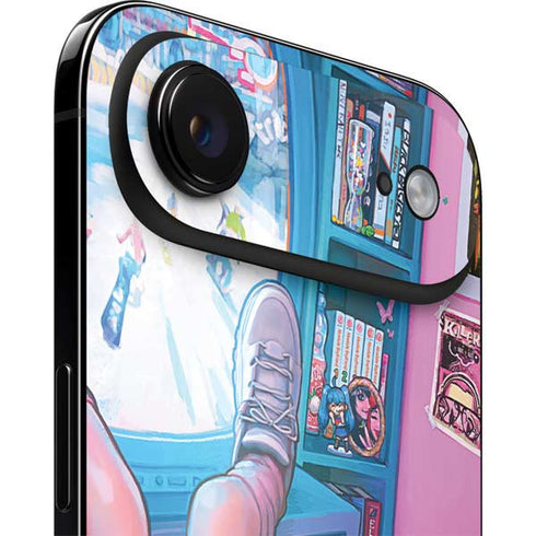 Pink Hair Anime Gamer Girl by Ivy Dolamore iPhone 17 Air Skin