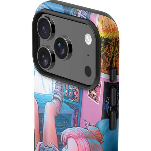 Pink Hair Anime Gamer Girl by Ivy Dolamore iPhone 17 Pro Impact Case