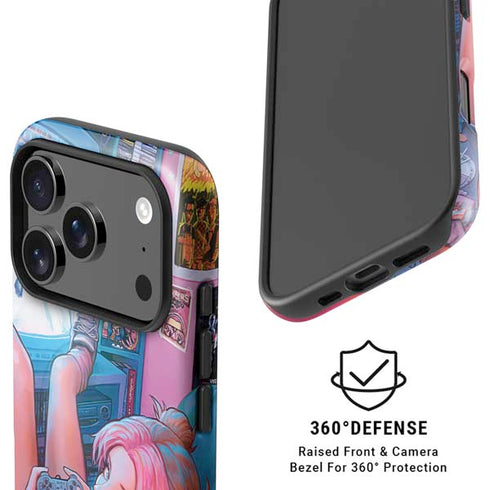 Pink Hair Anime Gamer Girl by Ivy Dolamore iPhone 17 Pro Magsafe Impact Case