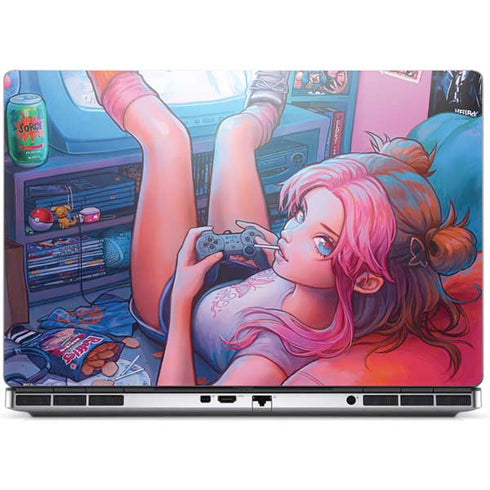Pink Hair Anime Gamer Girl by Ivy Dolamore Dell Precision Skin
