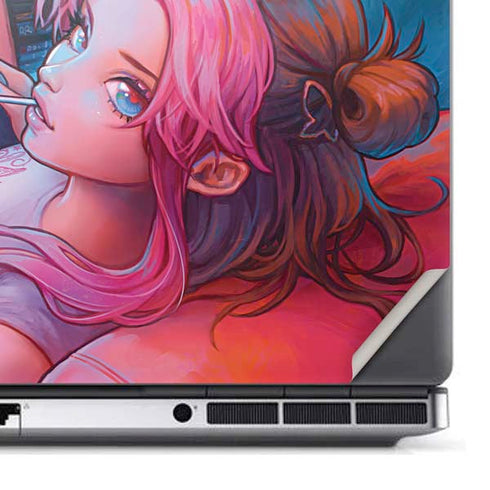 Pink Hair Anime Gamer Girl by Ivy Dolamore Dell Precision Skin