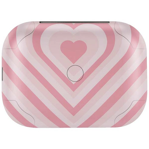Pink Heart Pattern Amazon Echo Buds Skin