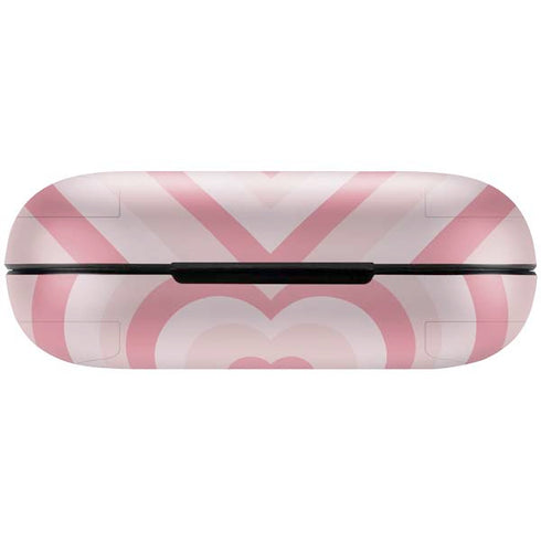 Pink Heart Pattern Amazon Echo Buds Skin