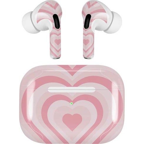 Pink Heart Pattern Apple AirPods Pro Skin