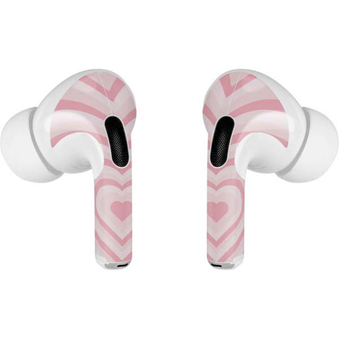 Pink Heart Pattern Apple AirPods Pro Skin