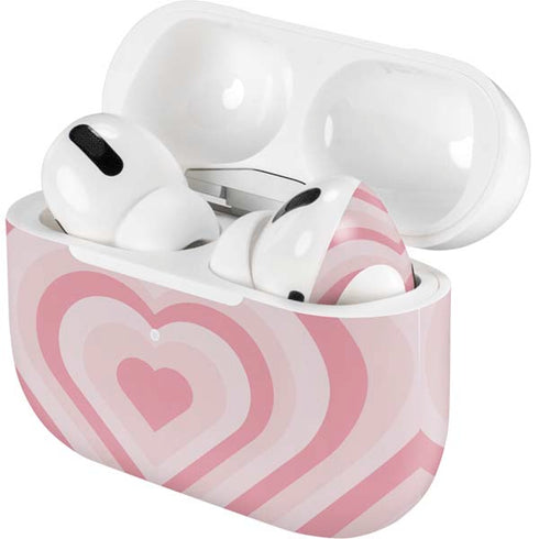 Pink Heart Pattern Apple AirPods Pro Skin