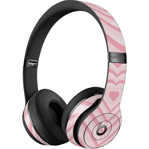 Pink Heart Pattern Beats Solo 3 Wireless Skin