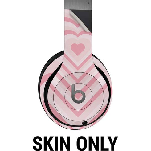 Pink Heart Pattern Beats Solo 4 Wireless Headphones Skin