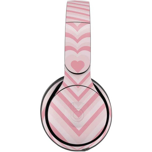 Pink Heart Pattern Beats Solo Pro Skin