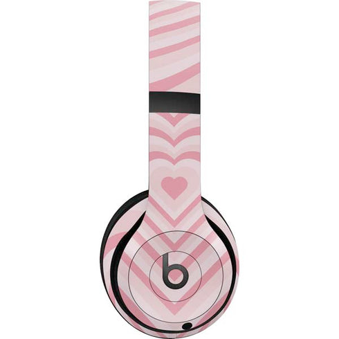 Pink Heart Pattern Beats Studio Pro Wireless Headphones Skin