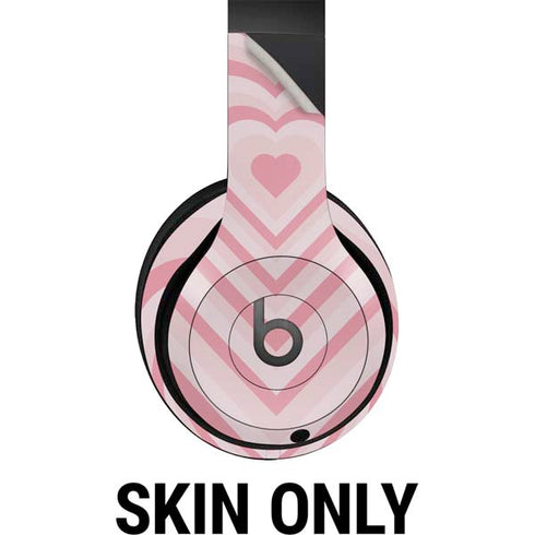 Pink Heart Pattern Beats Studio Pro Wireless Headphones Skin