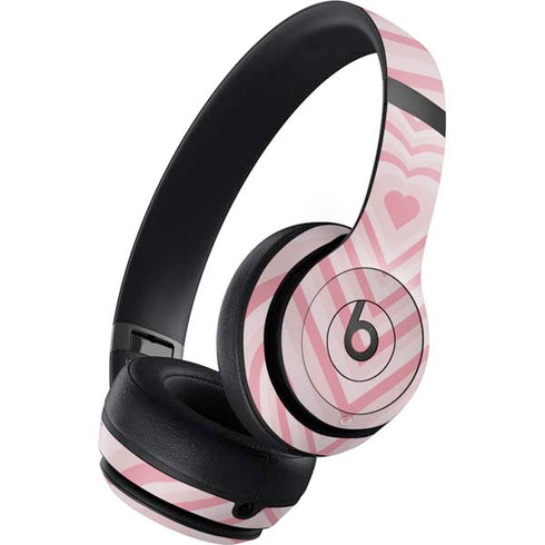 Pink Heart Pattern Beats Studio Pro Wireless Headphones Skin