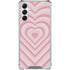 Pink Heart Pattern Gabb Phone 4 Clear Case