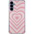 Pink Heart Pattern Galaxy A35 5G Clear Case
