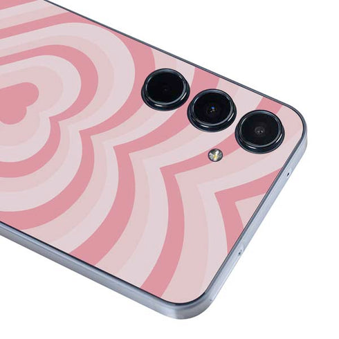 Pink Heart Pattern Galaxy A35 5G Skin