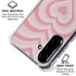 Pink Heart Pattern Galaxy A36 5G Clear Case