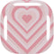 Pink Heart Pattern Galaxy Buds Live Skin