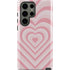 Pink Heart Pattern Galaxy S23 Ultra Pro Case