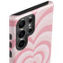 Pink Heart Pattern Galaxy S23 Ultra Pro Case
