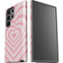 Pink Heart Pattern Galaxy S23 Ultra Pro Case