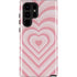 Pink Heart Pattern Galaxy S25 Ultra Impact Case