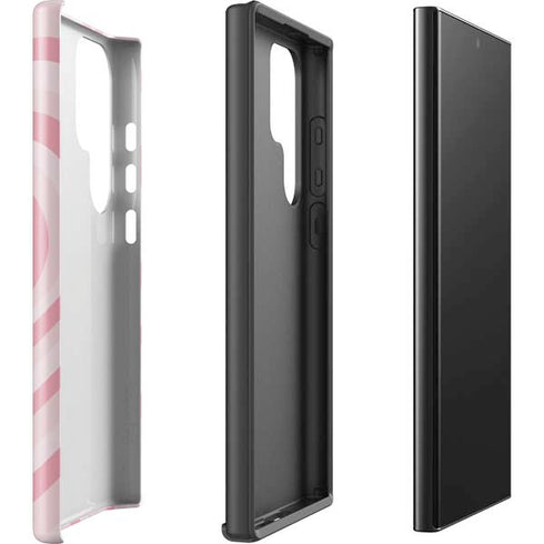 Pink Heart Pattern Galaxy S25 Ultra Impact Case