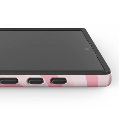 Pink Heart Pattern Galaxy S25 Ultra Impact Case