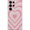 Pink Heart Pattern Galaxy S25 Ultra Skin