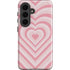 Pink Heart Pattern Galaxy S26 Impact Case