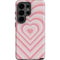 Pink Heart Pattern Galaxy S26 Ultra Impact Case