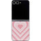 Pink Heart Pattern Galaxy Z Flip6 Skin
