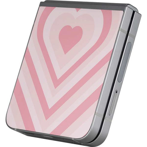 Pink Heart Pattern Galaxy Z Flip6 Skin