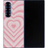 Pink Heart Pattern Galaxy Z Fold6 Skin